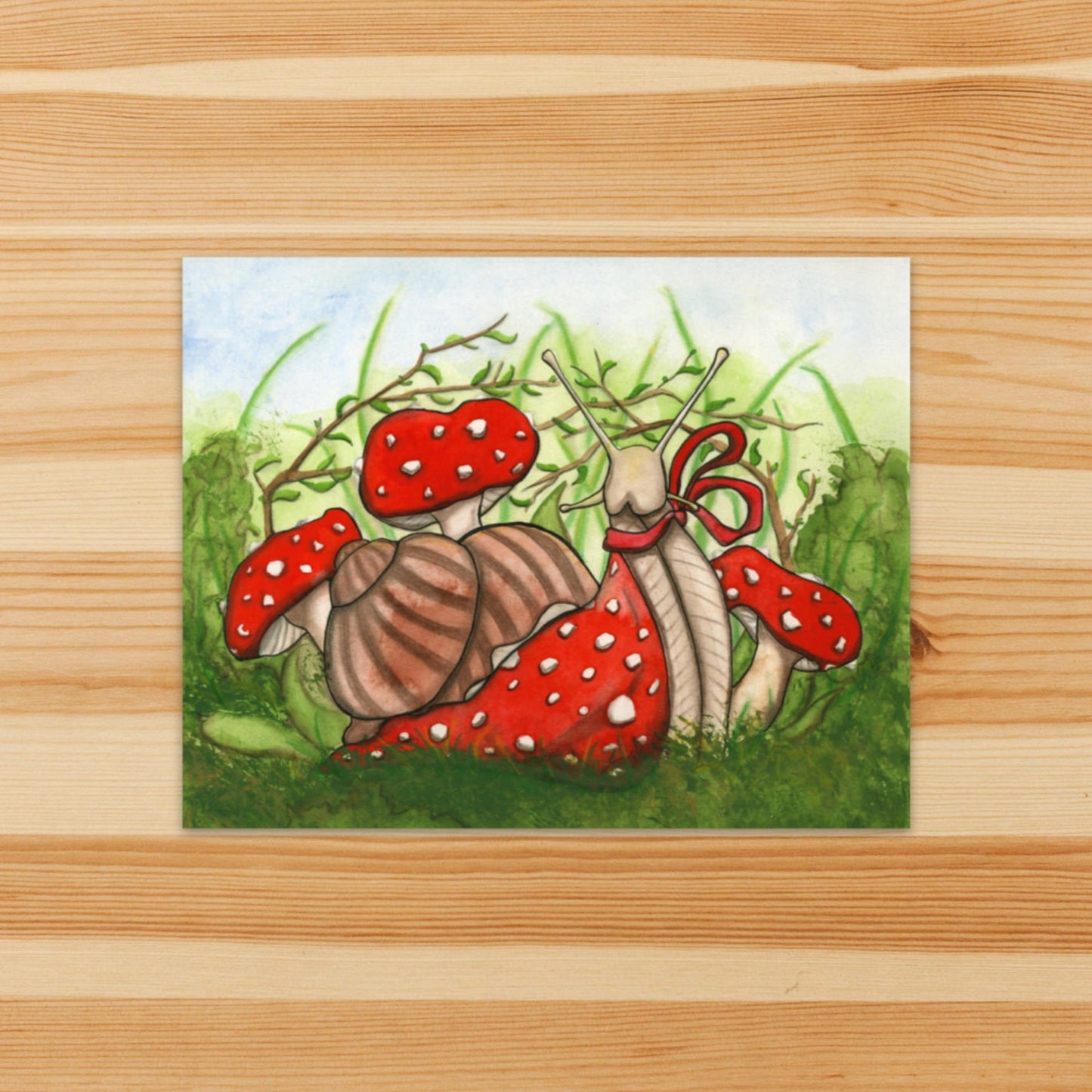 PinkPolish Design Stickers "Ms. Fantabulous Snail" Vinyl Die Cut Sticker