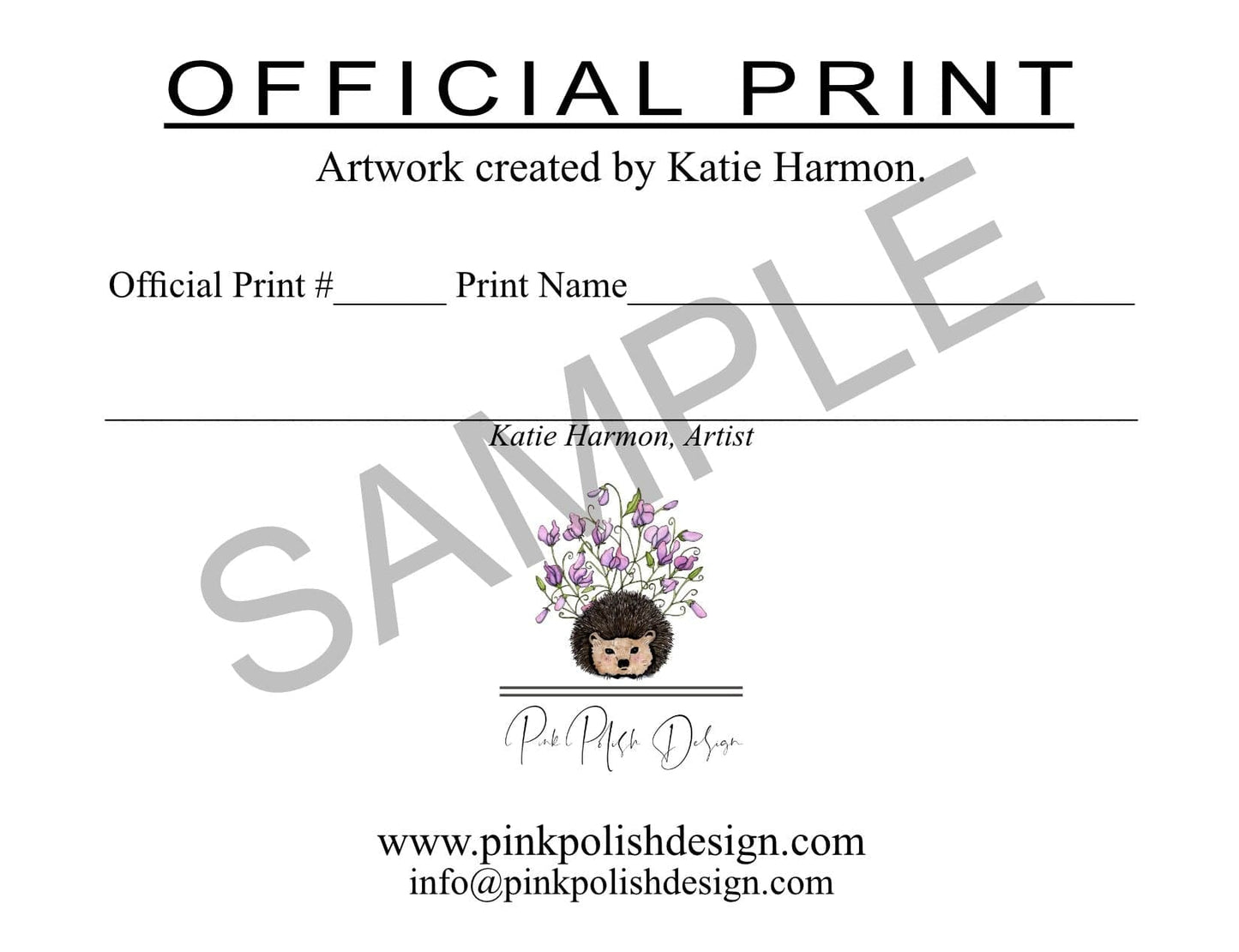 PinkPolish Design Posters, Prints, & Visual Artwork "Nouveau Tribute" Ink Drawing: Art Print