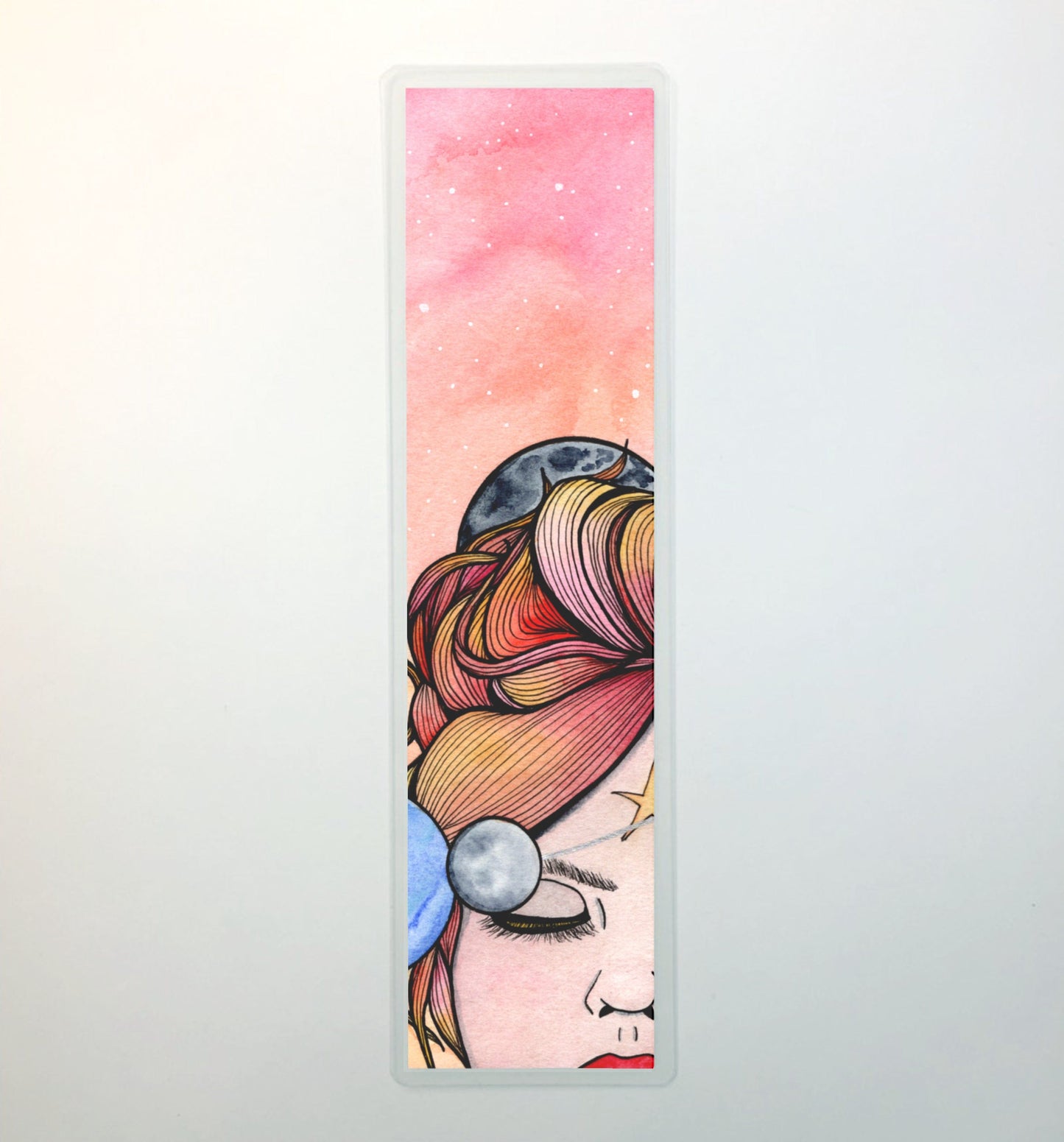 PinkPolish Design Bookmarks "Orbit" 2-Sided Bookmark