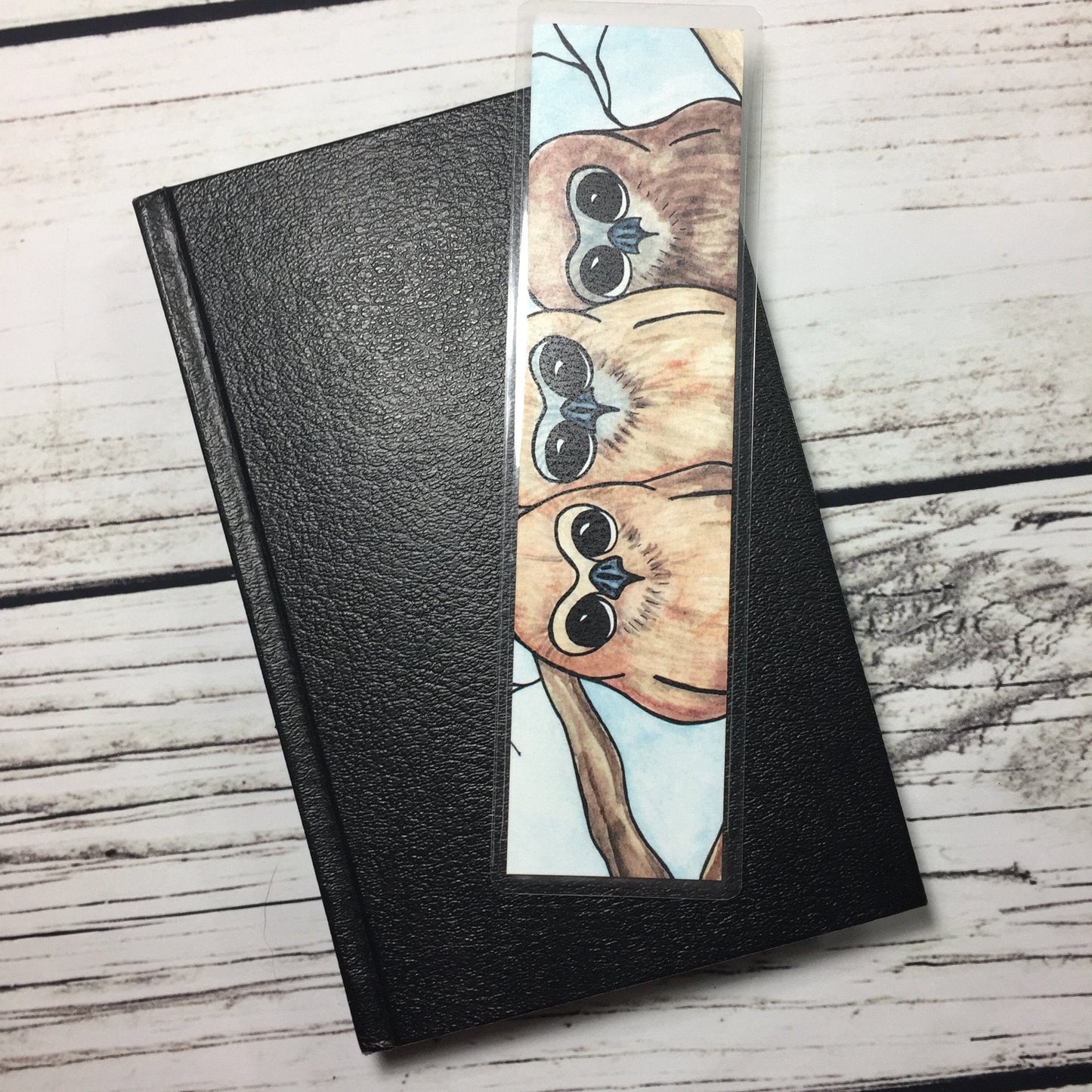 PinkPolish Design Bookmarks "Owl Huddle" 2-Sided Bookmark