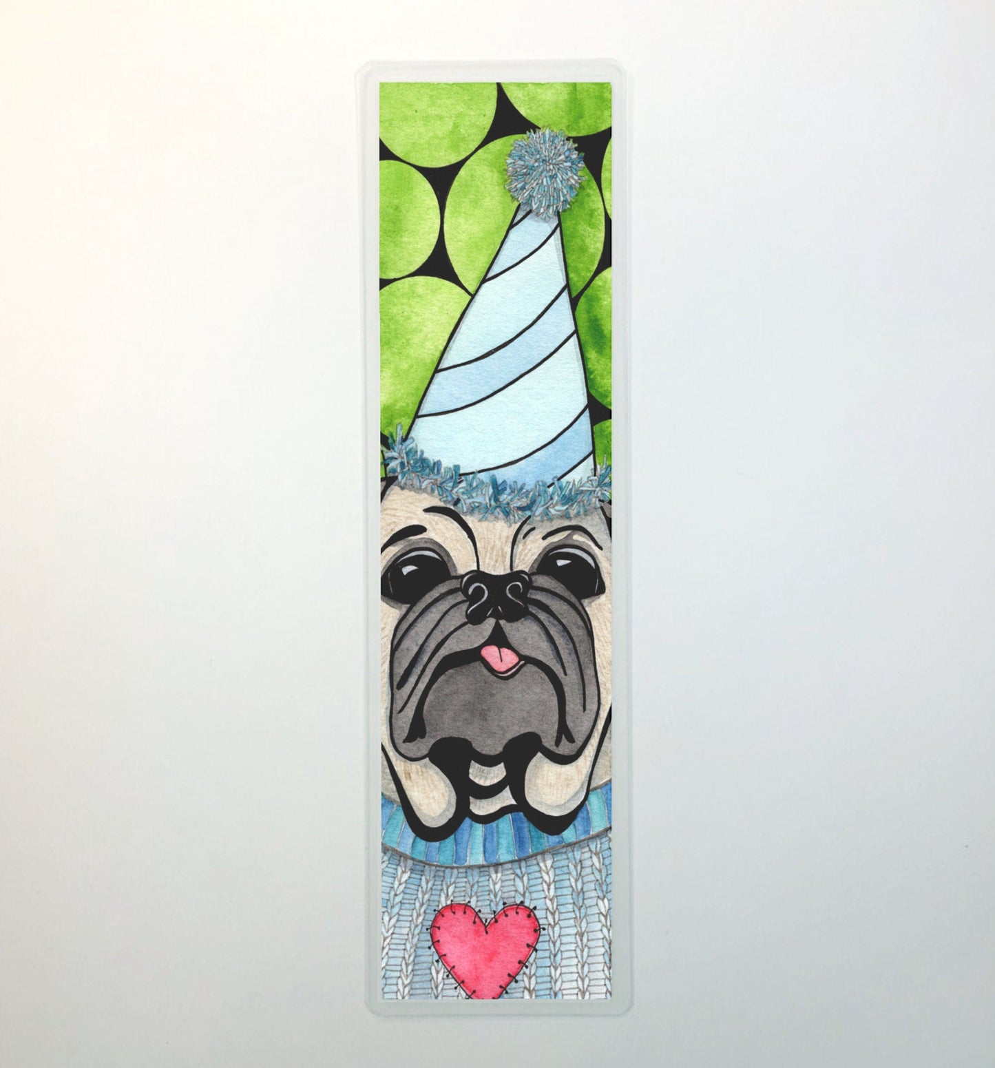 PinkPolish Design Bookmarks "Party Animal" 2-Sided Bookmark