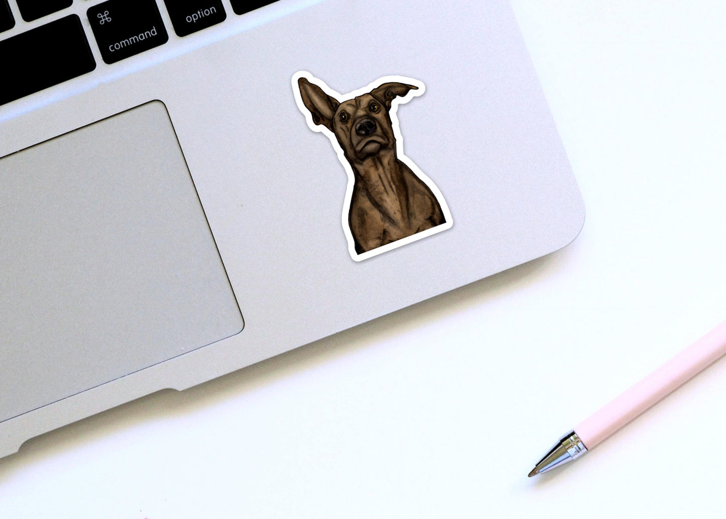 PinkPolish Design Stickers "Puppy Concern" Vinyl Die Cut Sticker