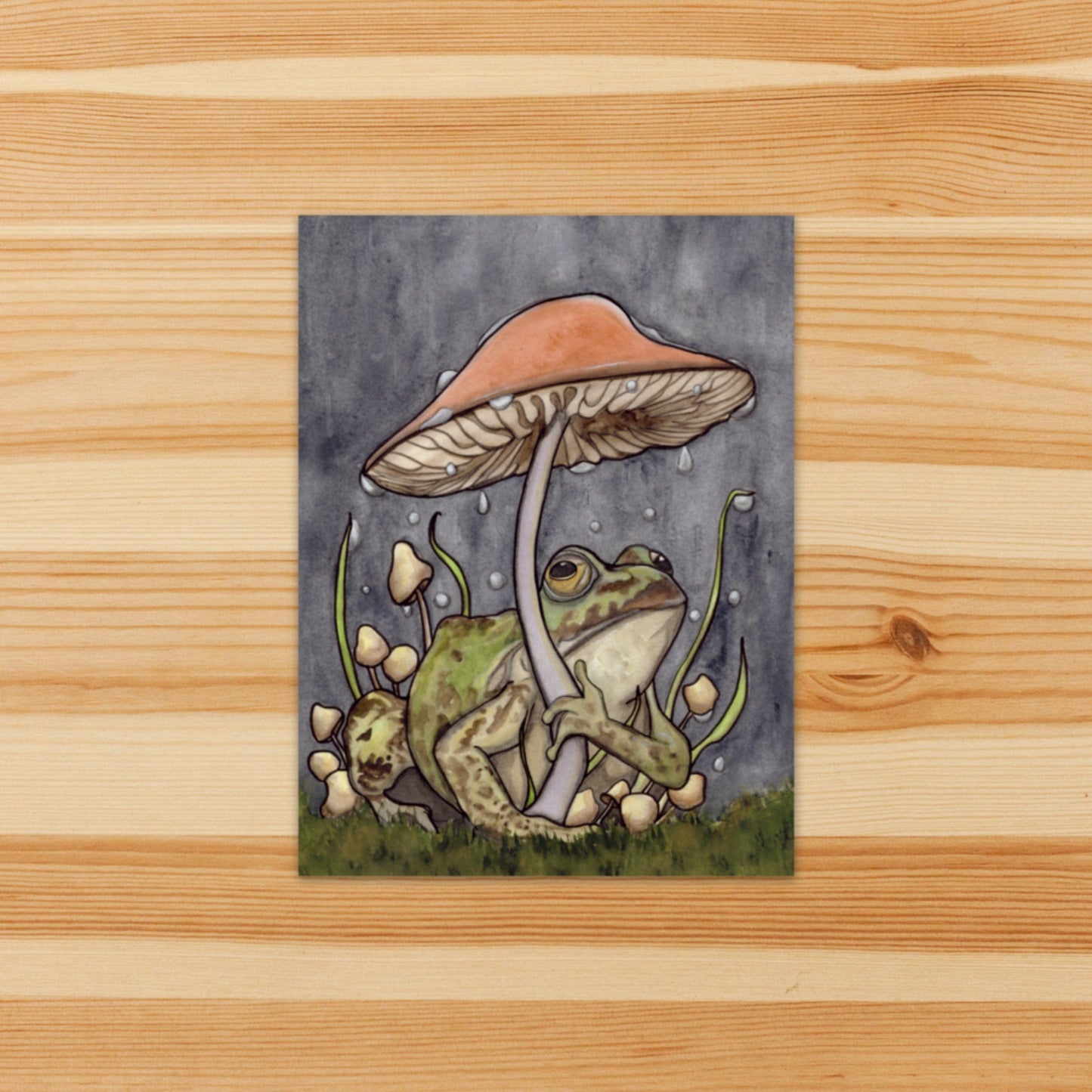 PinkPolish Design Stickers "Rainy Day" Vinyl Die Cut Sticker