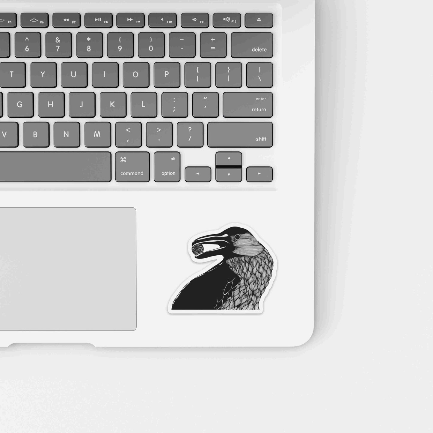 PinkPolish Design Stickers "Raven" Die Cut Vinyl Sticker