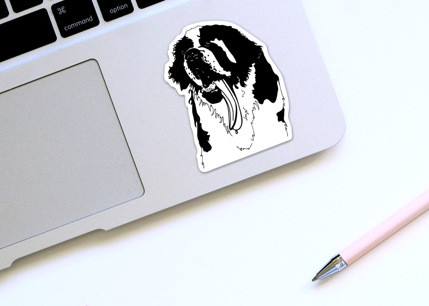 PinkPolish Design Stickers "Saint Feeling the Heat" Vinyl Die Cut Sticker