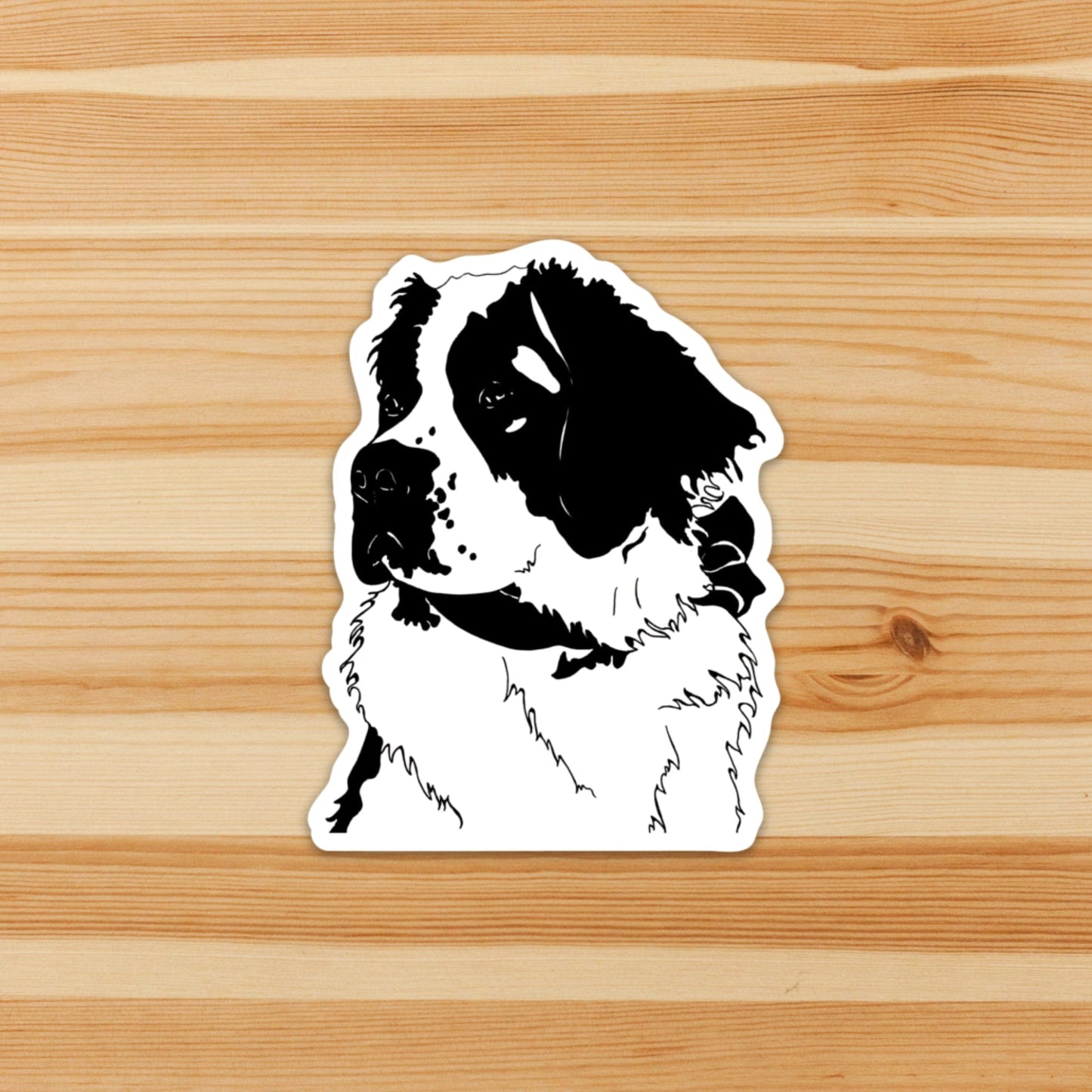PinkPolish Design Stickers "Saint Pup" Vinyl Die Cut Sticker
