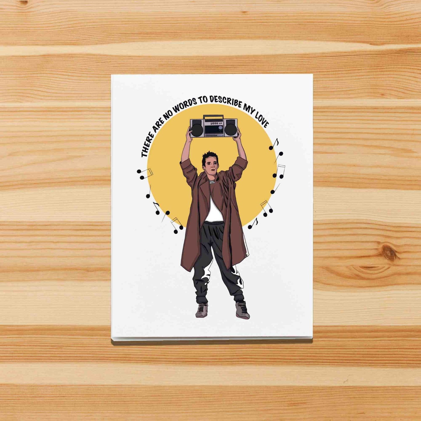 PinkPolish Design Note Cards "Say Anything" Handmade Notecard