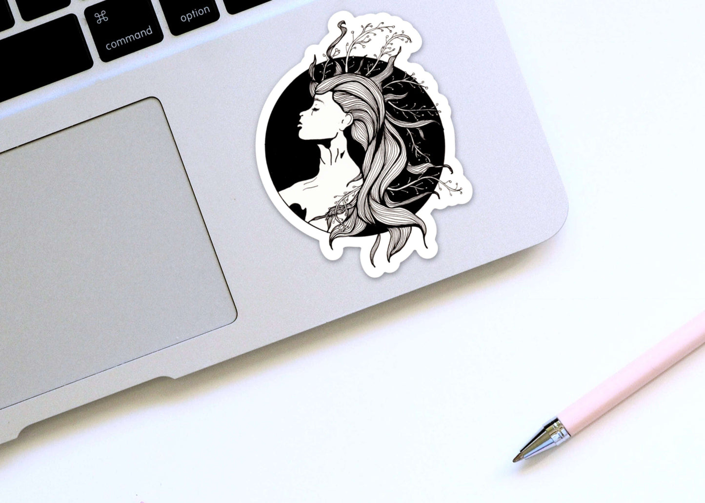 PinkPolish Design Stickers "Sea Witch" Vinyl Die Cut Sticker
