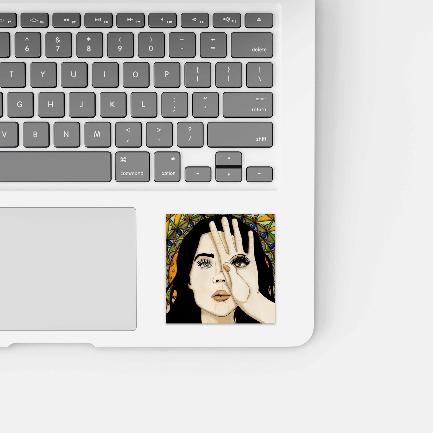 PinkPolish Design Stickers "Sight" Vinyl Square Sticker