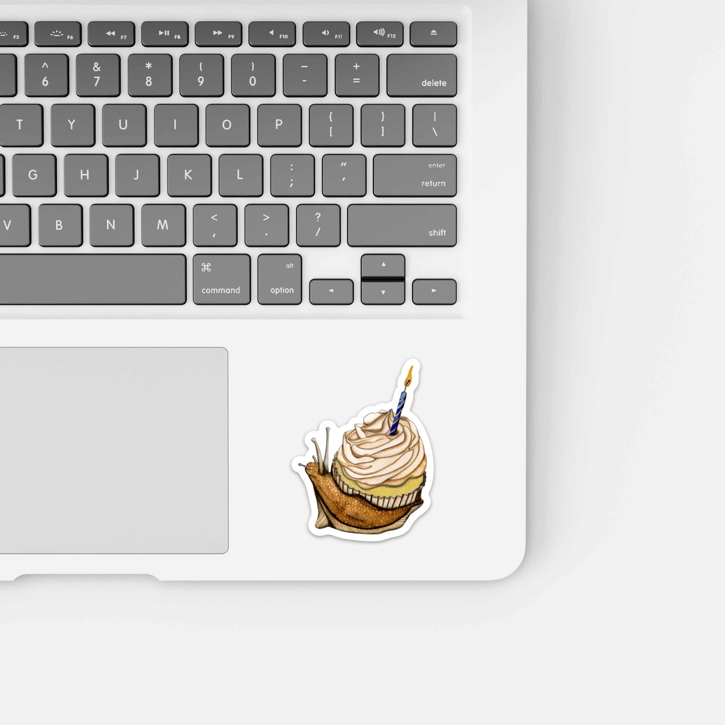 PinkPolish Design Stickers "Snail Celebration" Vinyl Die Cut Sticker