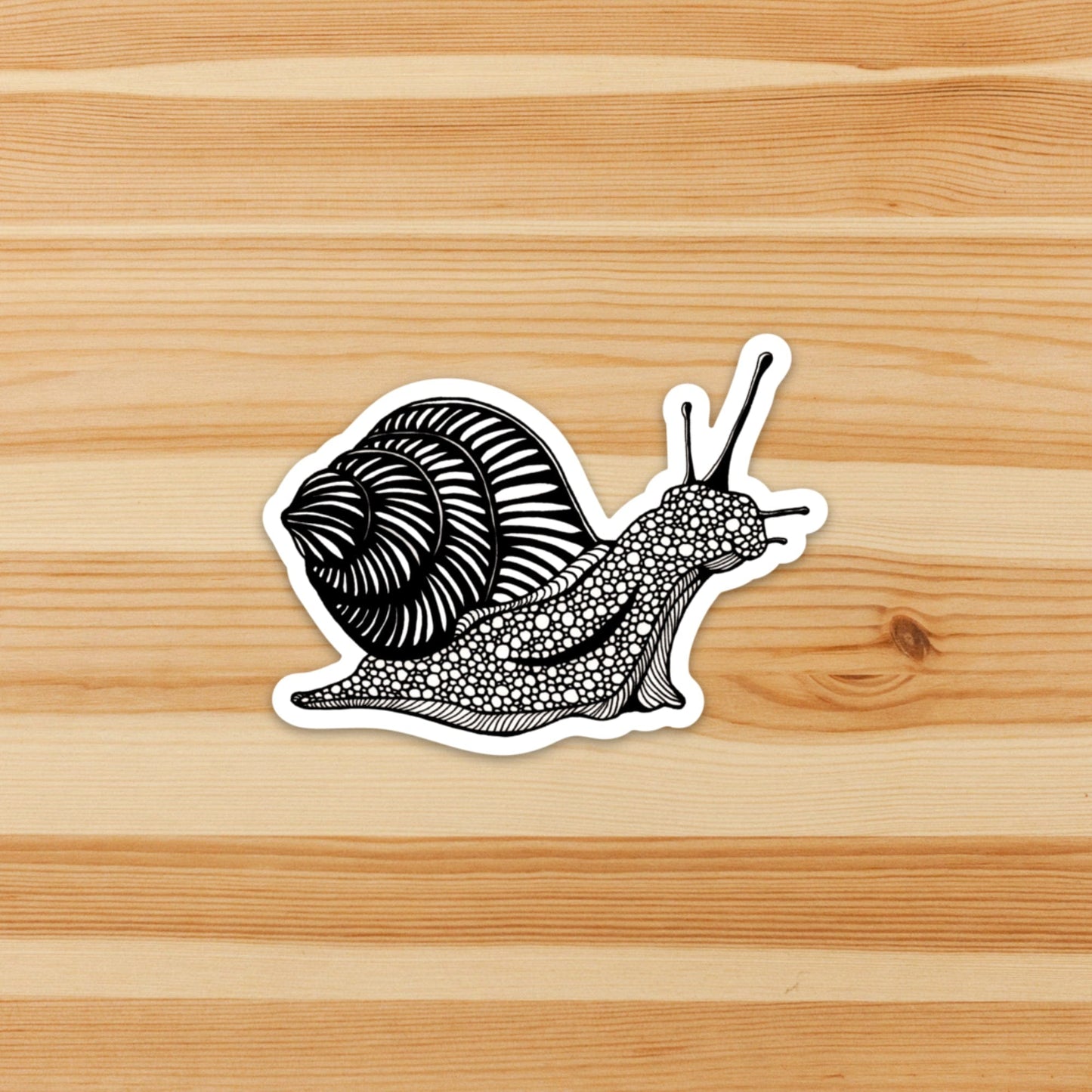 PinkPolish Design Stickers "Snail's Pace" Vinyl Die Cut Sticker