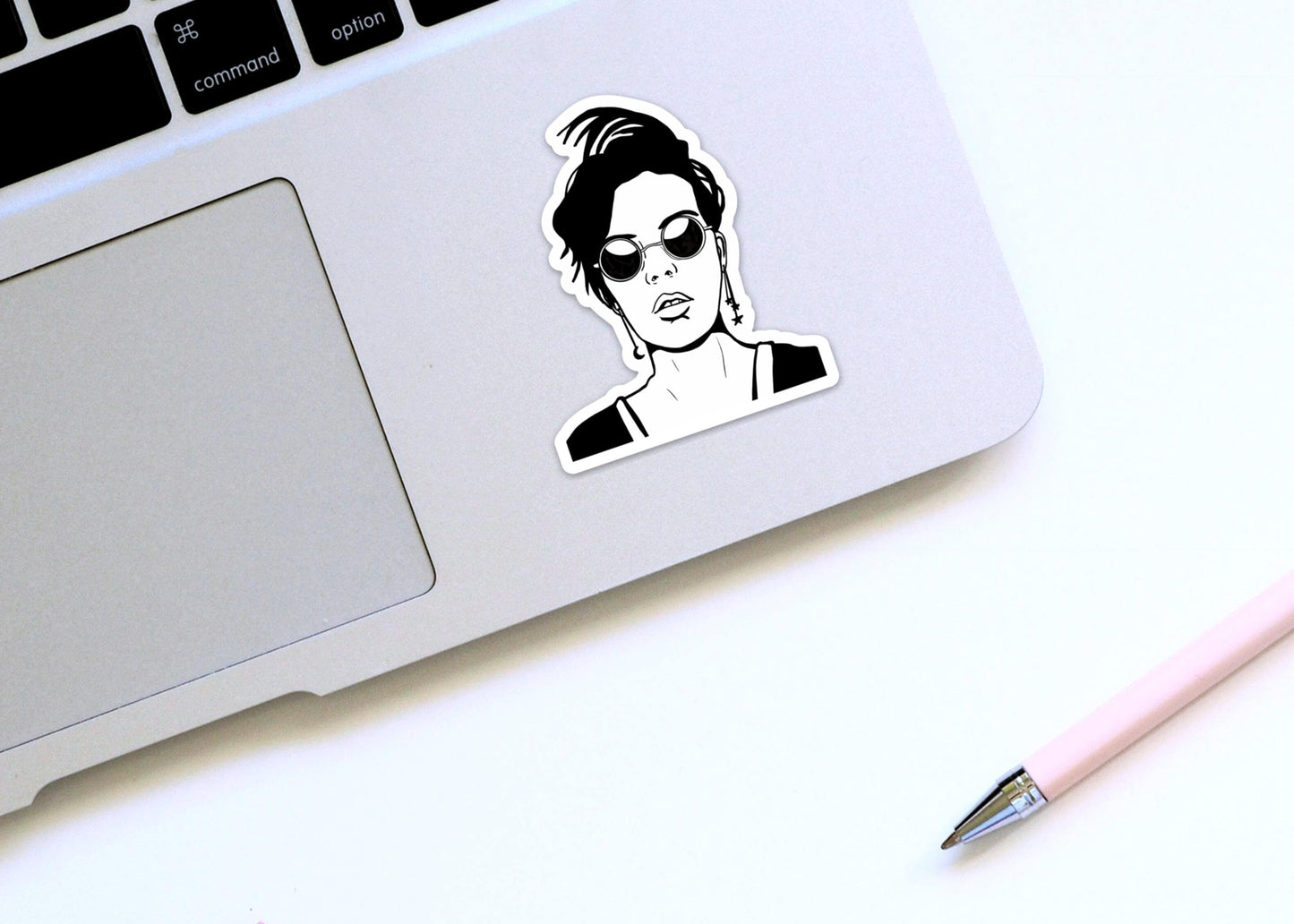 PinkPolish Design Stickers "Stars & Moon" Vinyl Die Cut Sticker