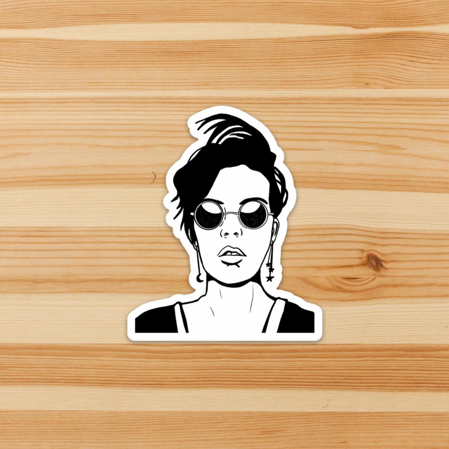 PinkPolish Design Stickers "Stars & Moon" Vinyl Die Cut Sticker