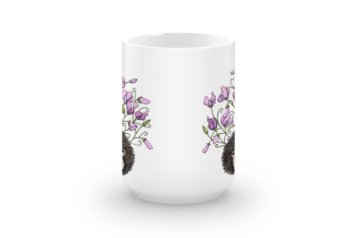 PinkPolish Design Coasters "Sweet Pea" 15oz Mug