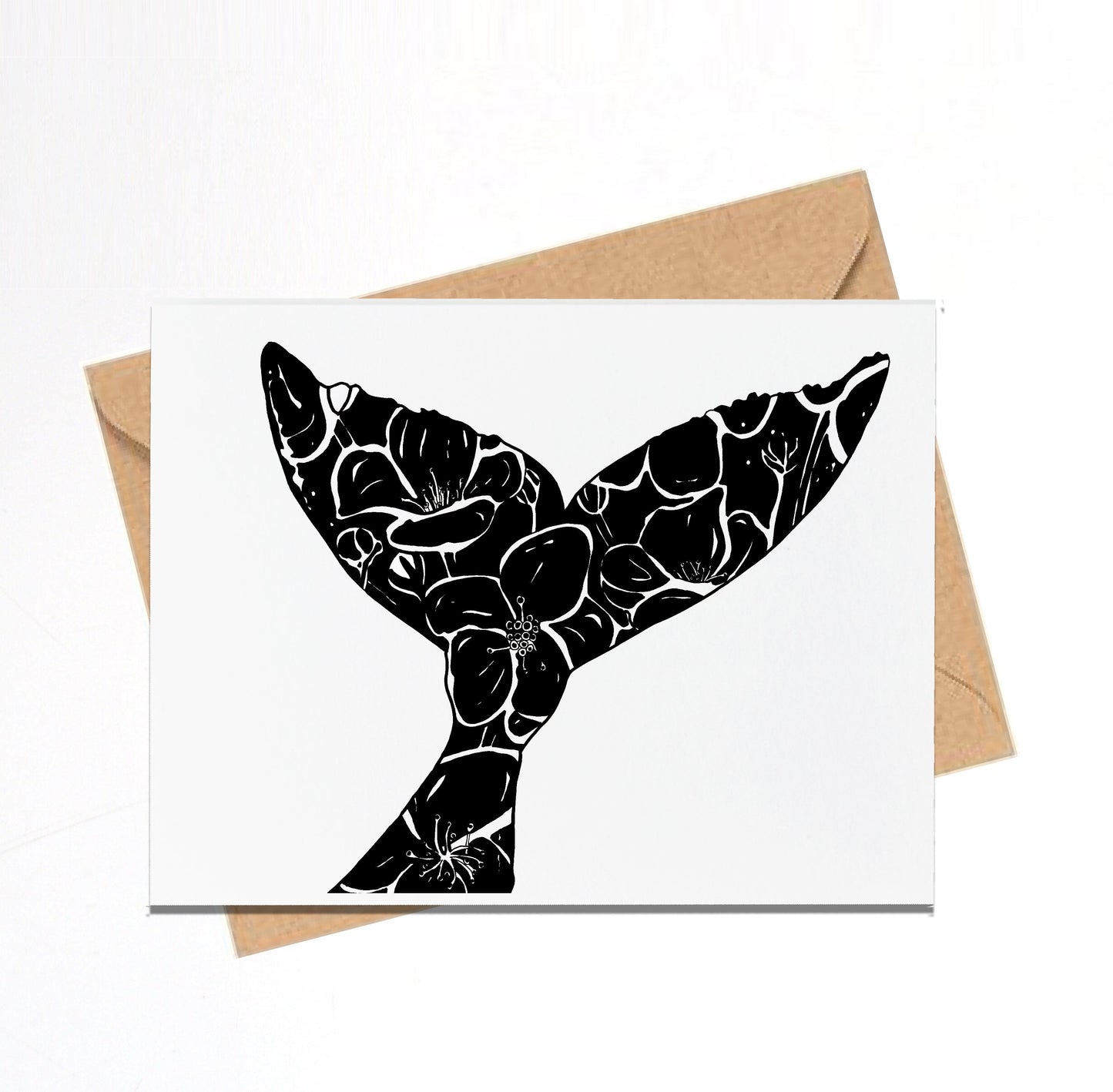 PinkPolish Design Note Cards "Tail of Spring" Handmade Notecard