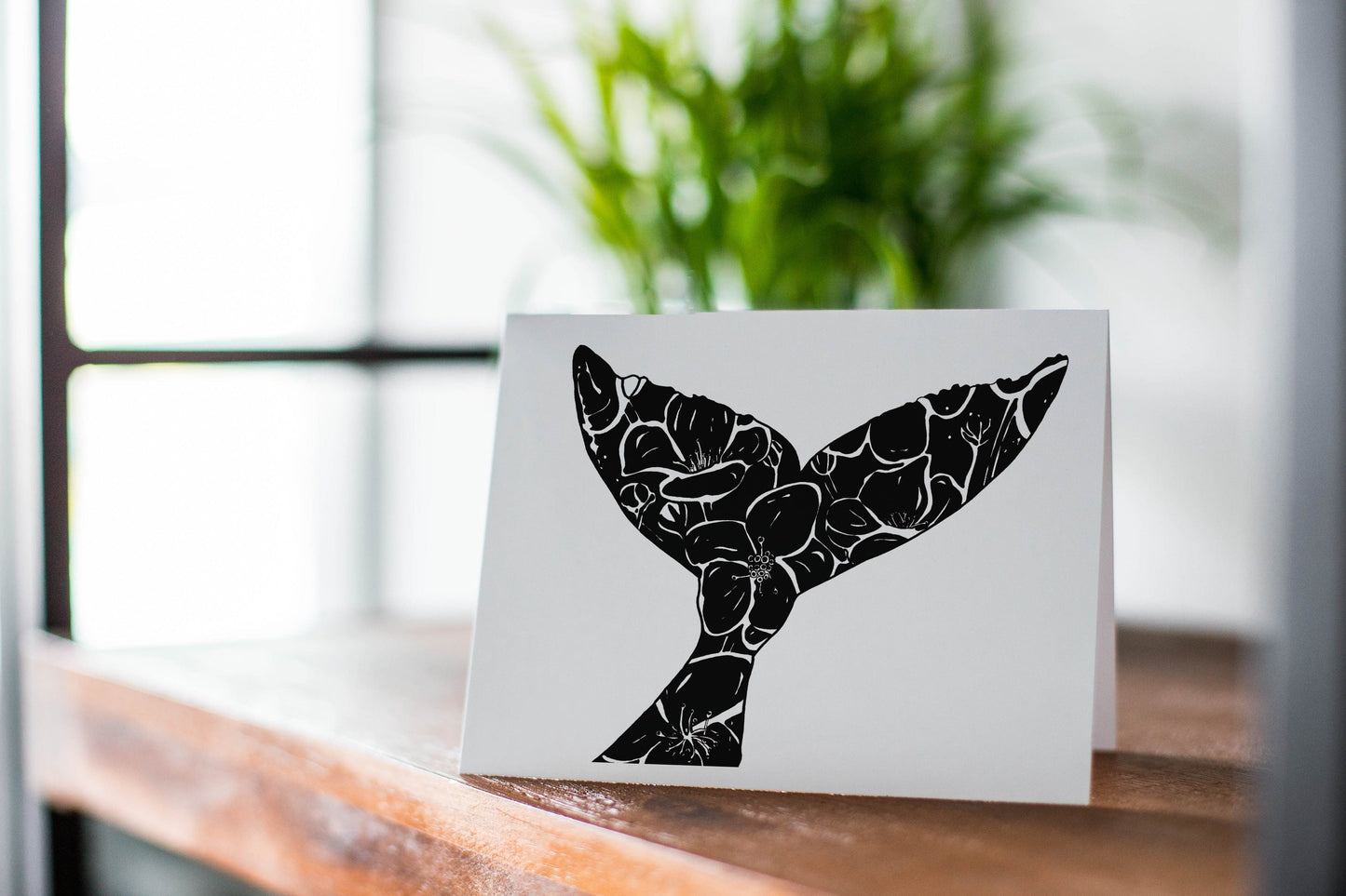 PinkPolish Design Note Cards "Tail of Spring" Handmade Notecard