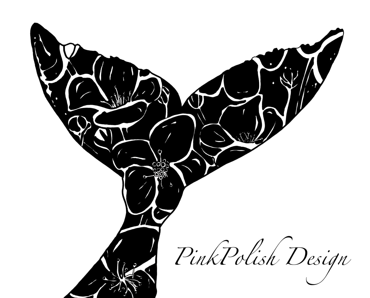 PinkPolish Design Art Prints "Tail of Spring" Ink Drawing: Art Print