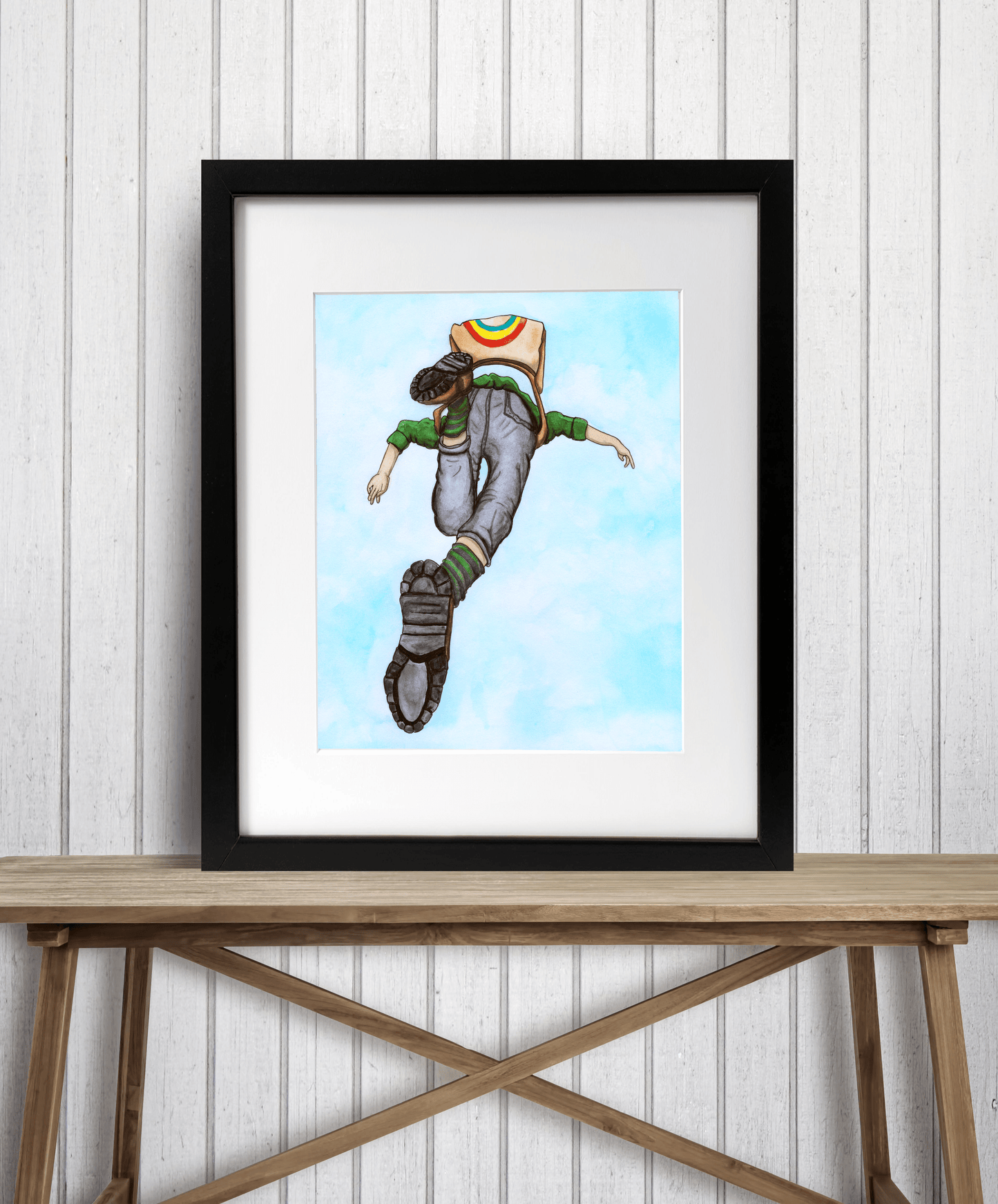 PinkPolish Design Art Prints "Take a Trip" Watercolor Painting: Art Print