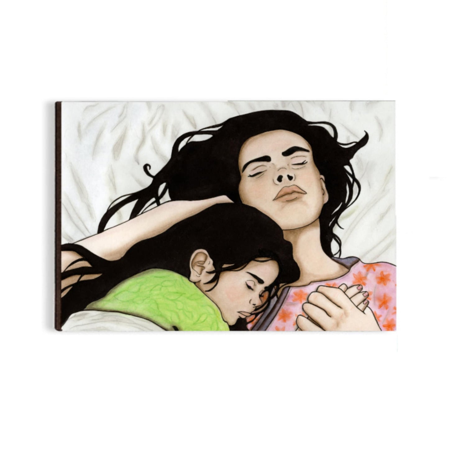PinkPolish Design Magnets "Tender" Wood Refrigerator Magnet