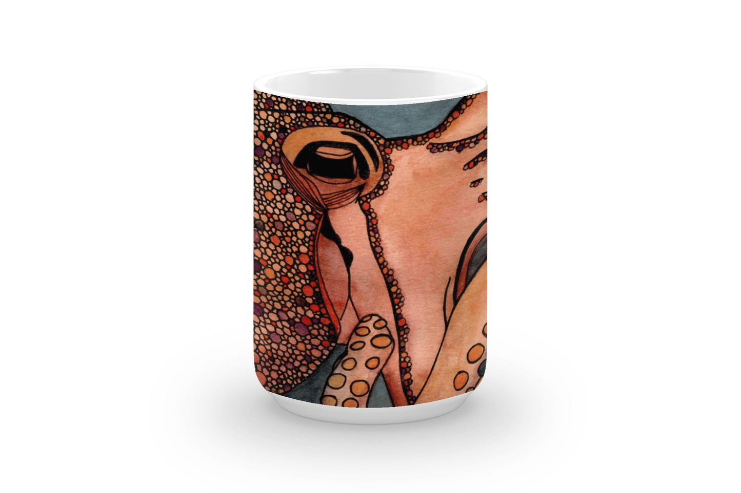 PinkPolish Design Coasters "Tentacles" 15oz Mug