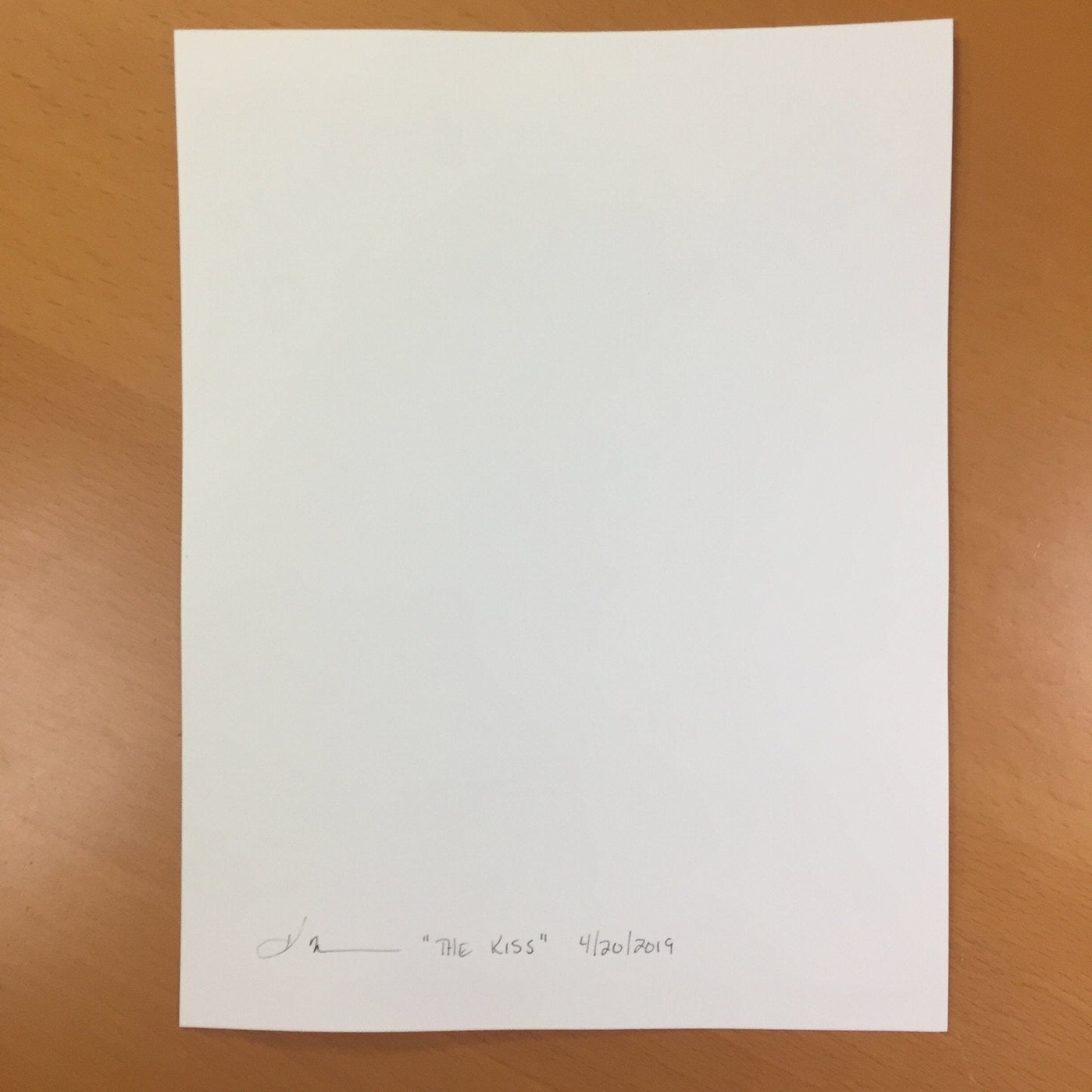 PinkPolish Design Original Art "The Kiss" Romance Inspired Original Watercolor & Ink Illustration