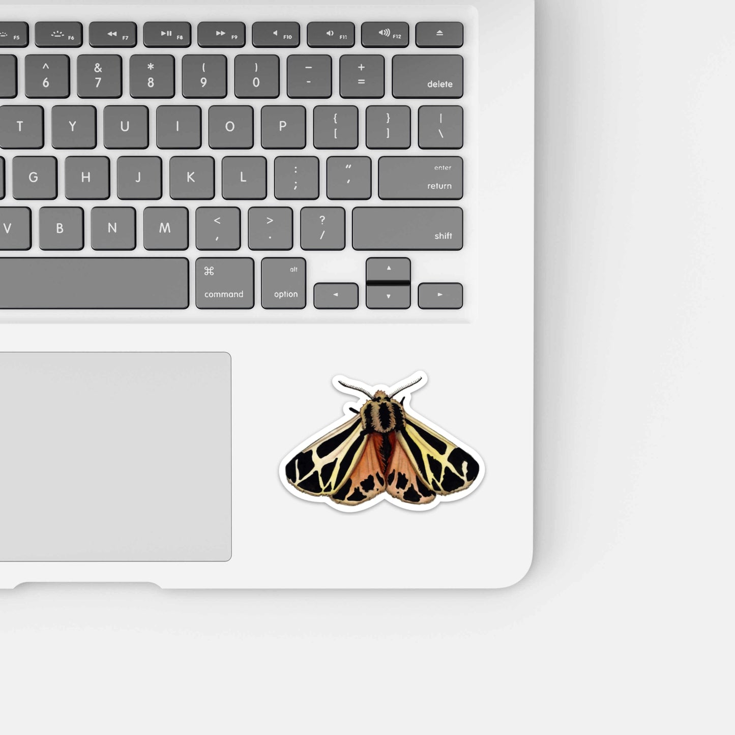 PinkPolish Design Stickers "Tiger Moth" Vinyl Die Cut Sticker
