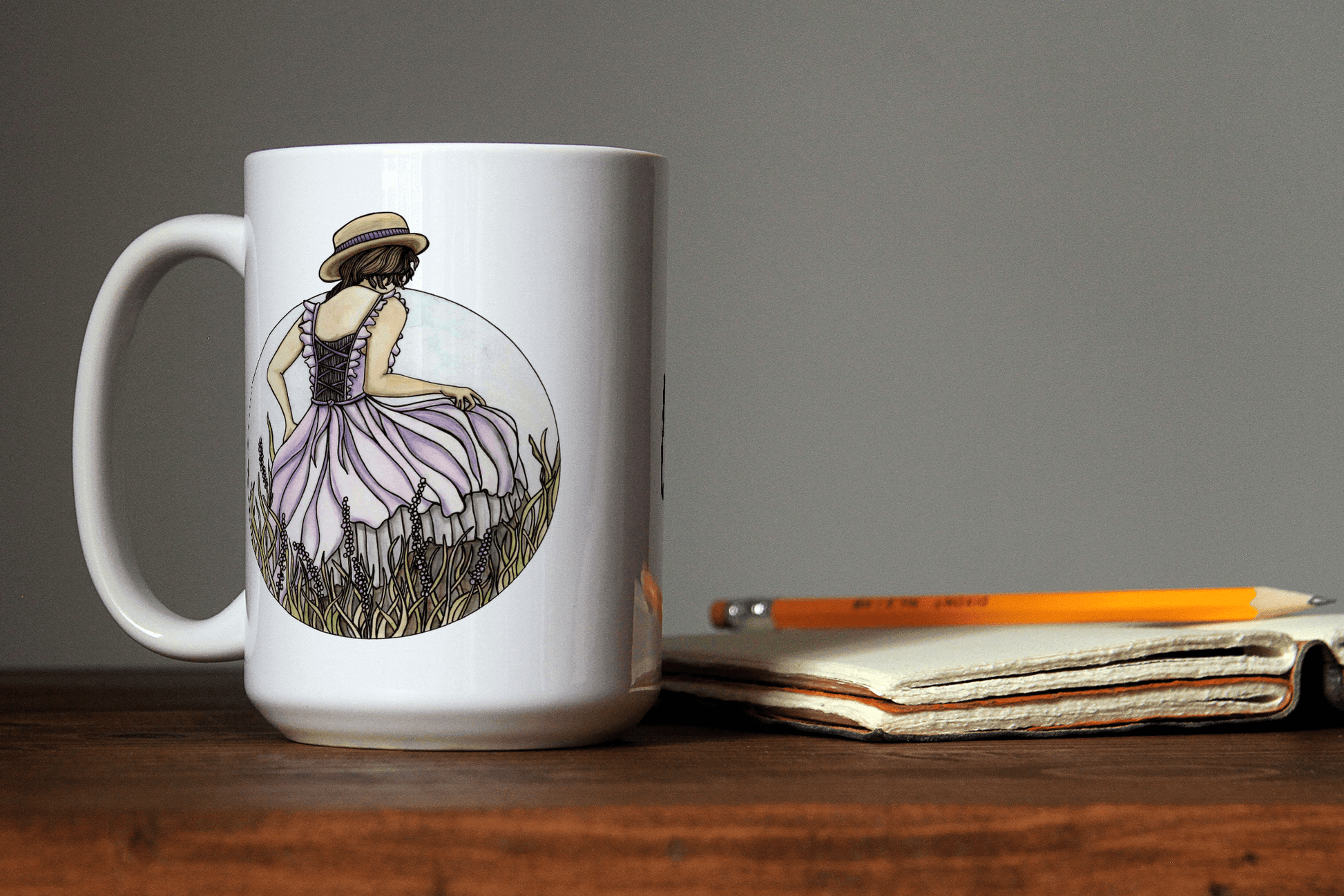 PinkPolish Design Coasters "Wander" 15oz Mug