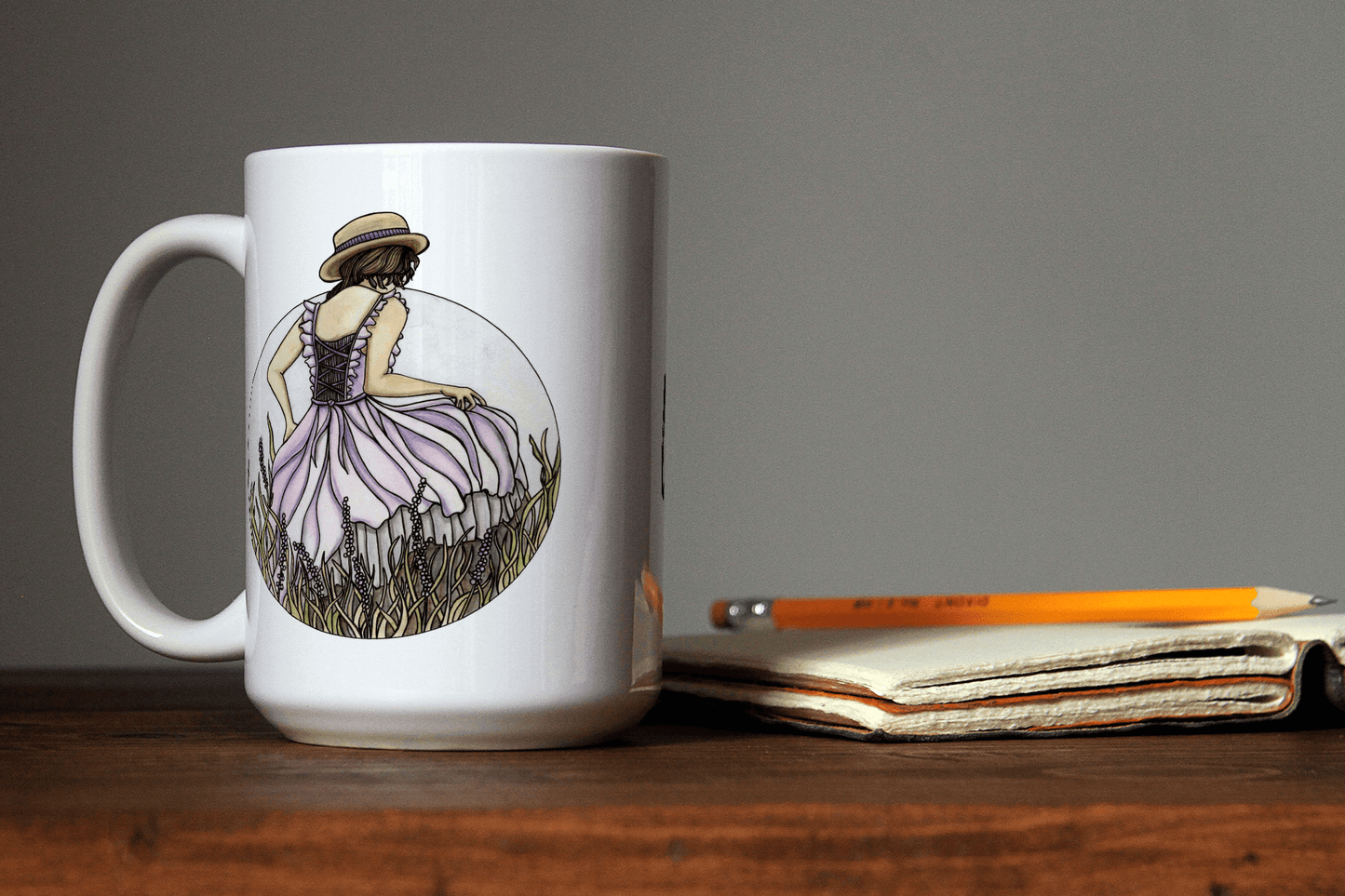 PinkPolish Design Coasters "Wander" 15oz Mug