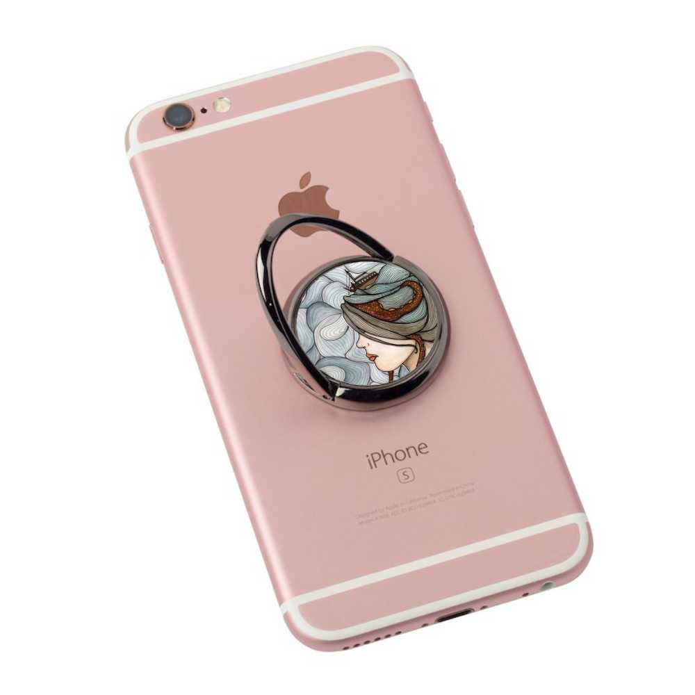 PinkPolish Design Mobile Phone Stands "Adrift" Ring Style Phone Grip & Stand