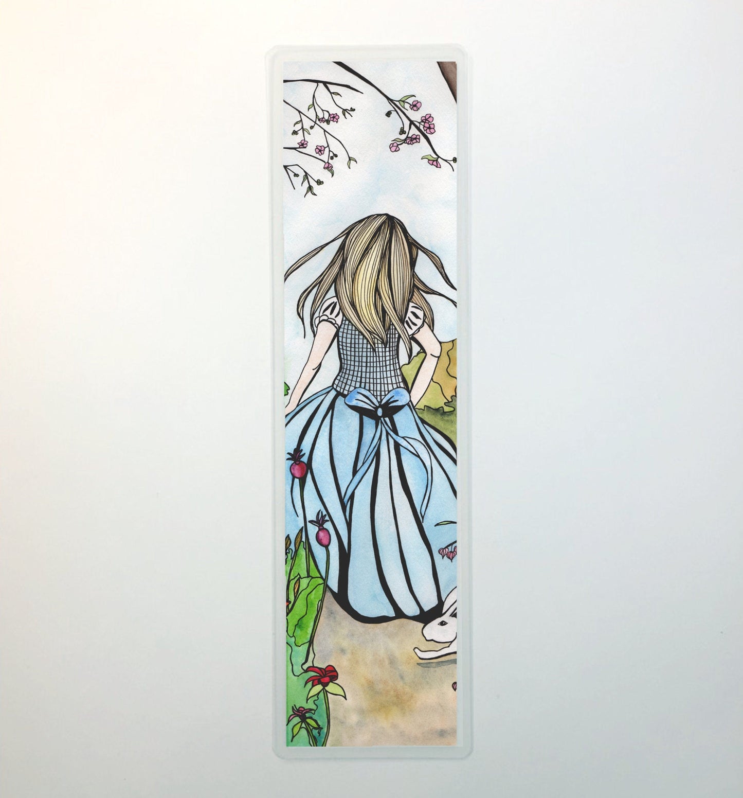 PinkPolish Design Bookmarks "Alice" 2-Sided Bookmark