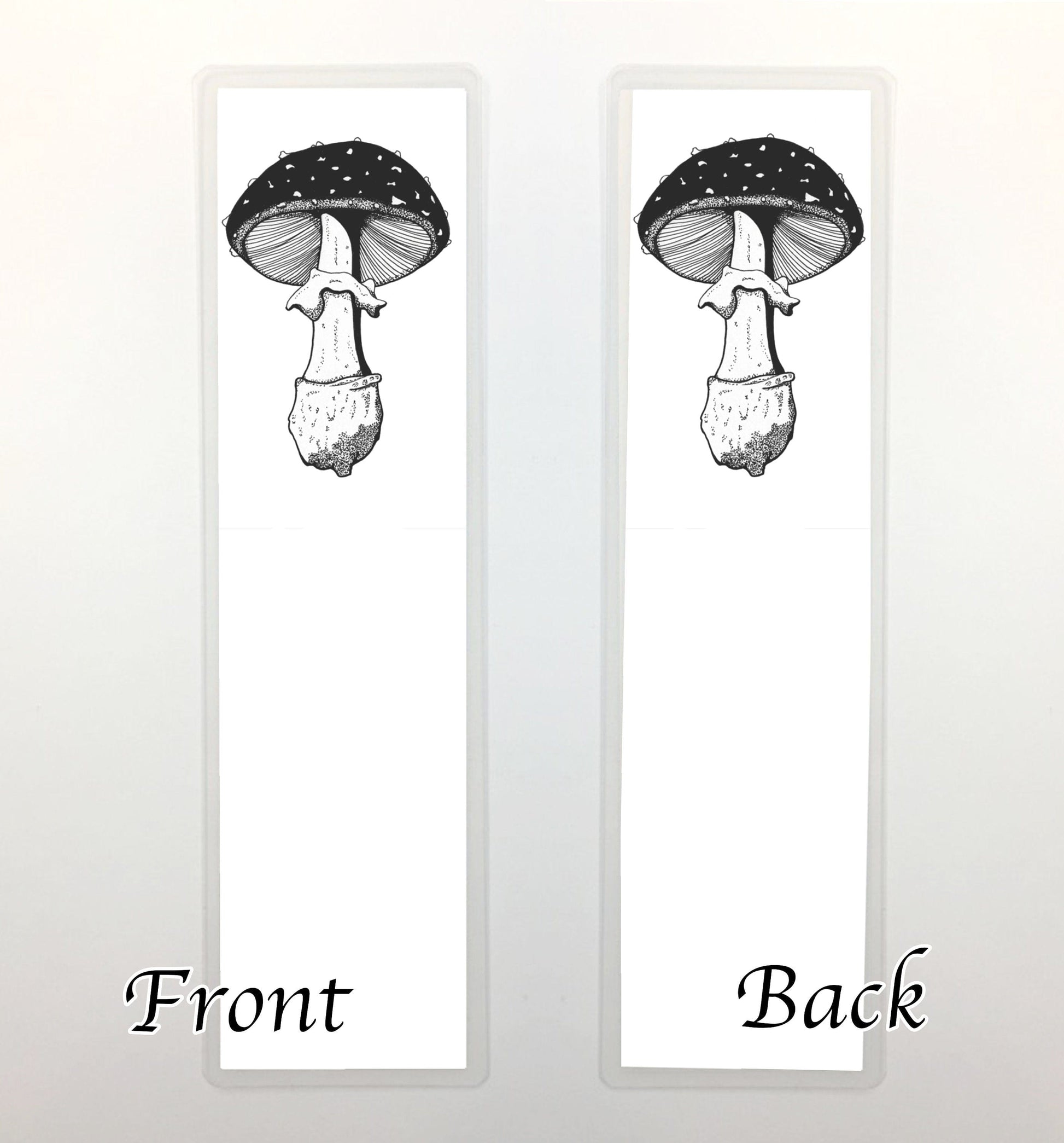Amanita Pettit Mushroom 2-Sided Bookmark