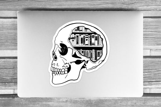PinkPolish Design Giant Stickers "Anatomy of a Strong Willed Woman"  Giant Vinyl Die Cut Sticker