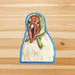 PinkPolish Design Stickers "Bawk-bushka Chicken" Vinyl Die Cut Sticker