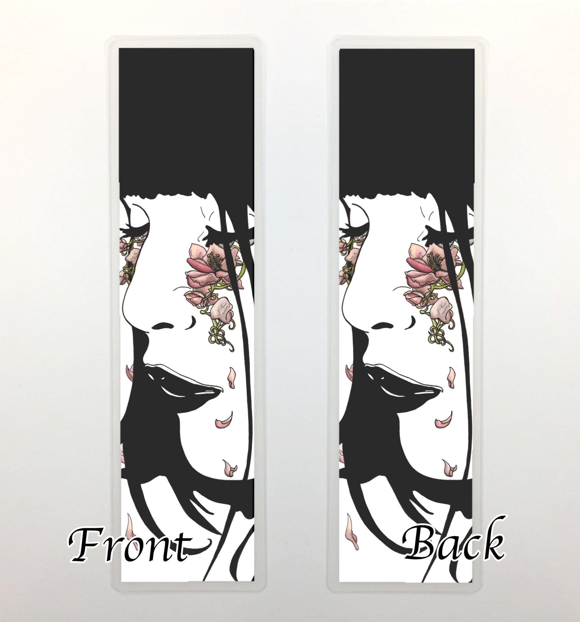 PinkPolish Design Bookmarks "Beautiful Tears" 2-Sided Bookmark