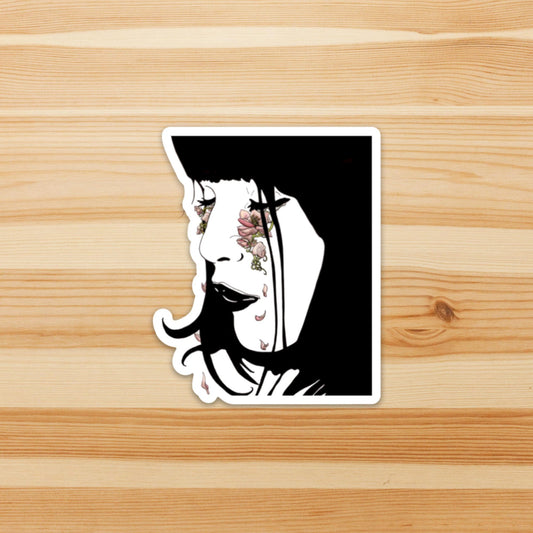PinkPolish Design Stickers "Beautiful Tears" Vinyl Die Cut Sticker