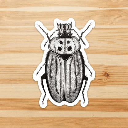 PinkPolish Design Stickers "Beetle Distraction" Vinyl Die Cut Sticker