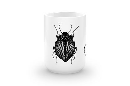 PinkPolish Design Coasters "Beetles" 15oz Mug