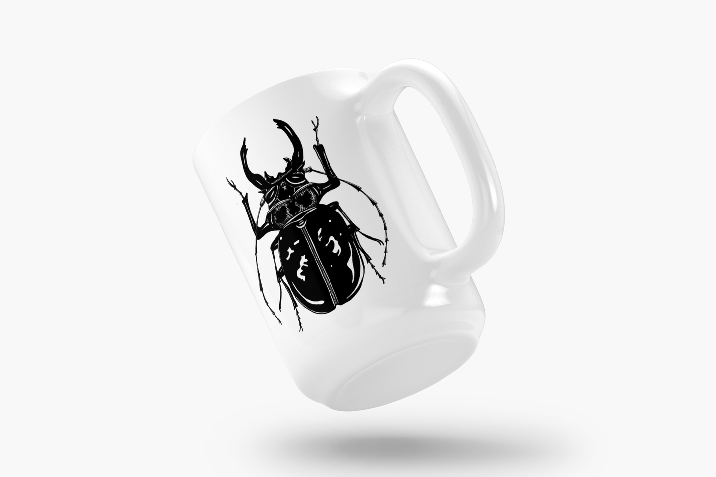 PinkPolish Design Coasters "Beetles" 15oz Mug