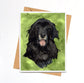 PinkPolish Design Note Cards "Best Dog" Handmade Notecard