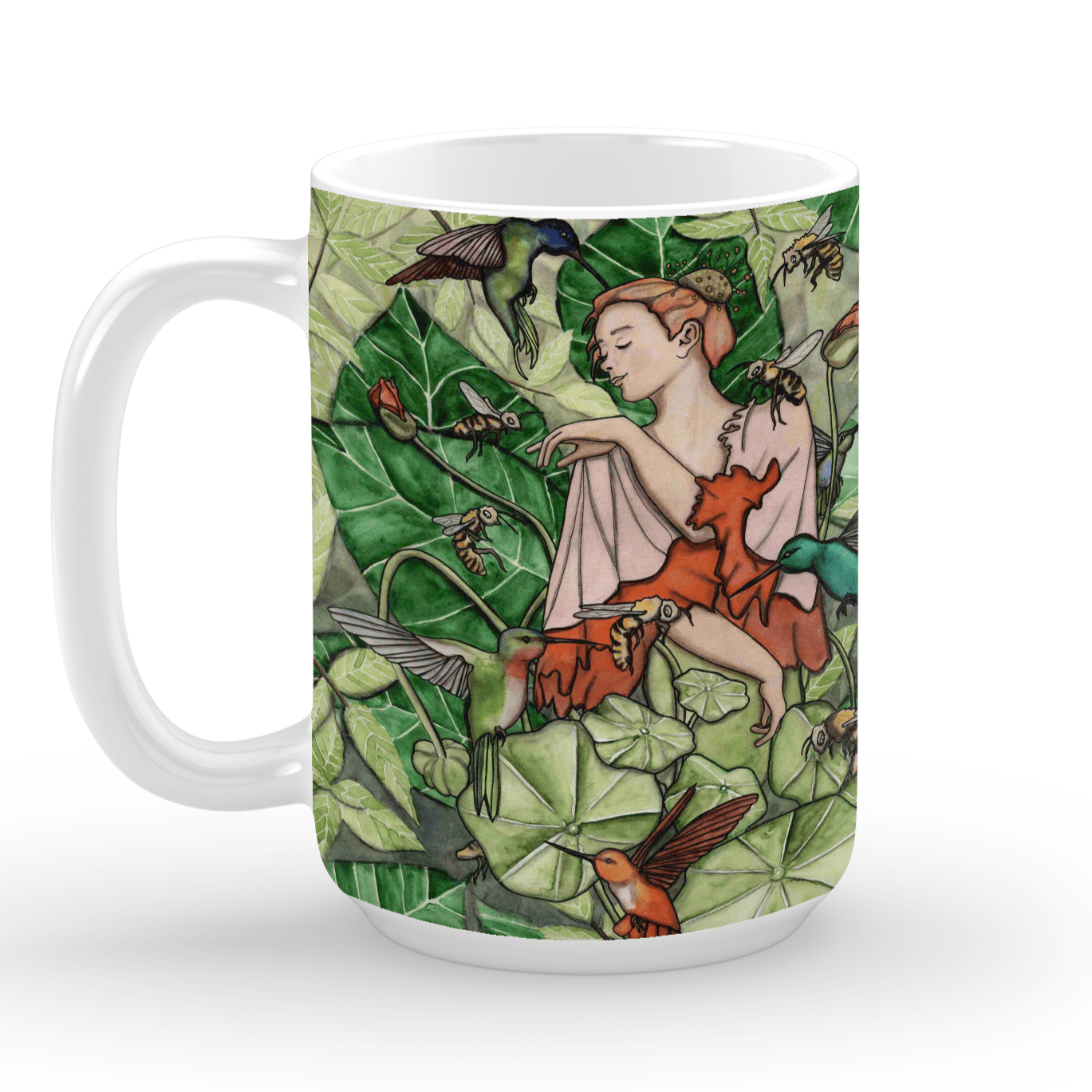 PinkPolish Design Coasters "Bloom" 15oz Mug