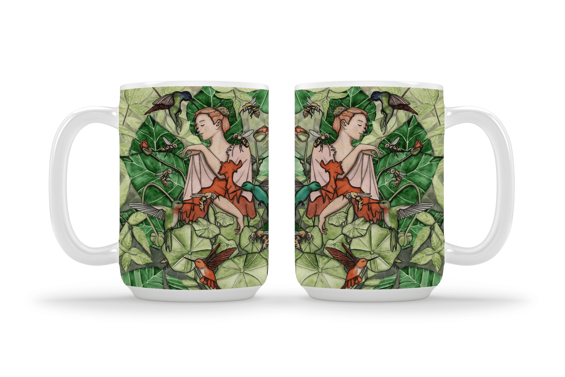 PinkPolish Design Coasters "Bloom" 15oz Mug