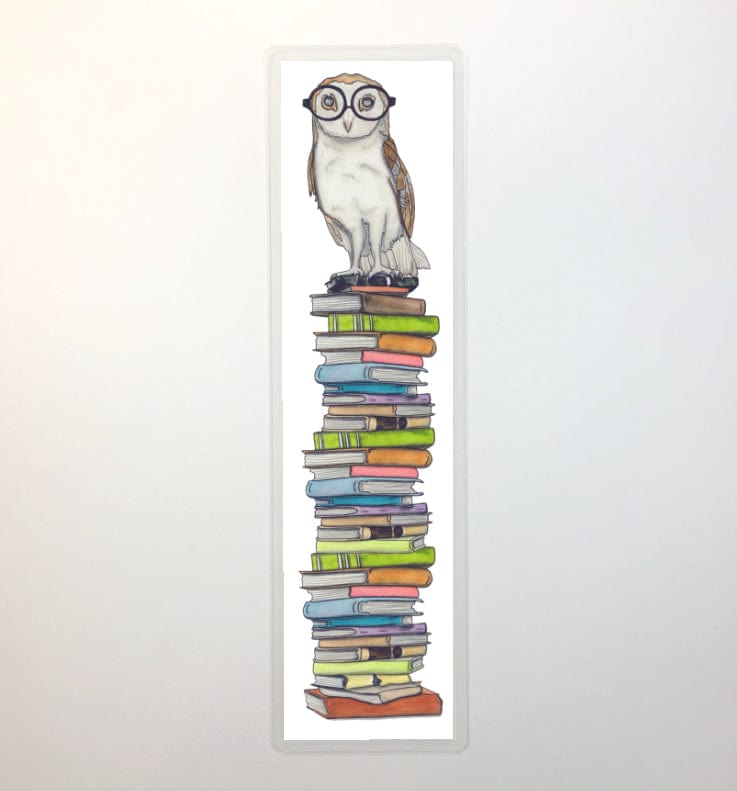 PinkPolish Design Bookmarks "Book-Learned Owl", 2-Sided Bookmark