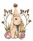 PinkPolish Design Art Prints "Bunny Celebration" Watercolor Painting: Art Print
