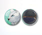 PinkPolish Design Buttons "Cat and Mouse" Button Pack - 3-Pack Pin Back Button, 1 Inch