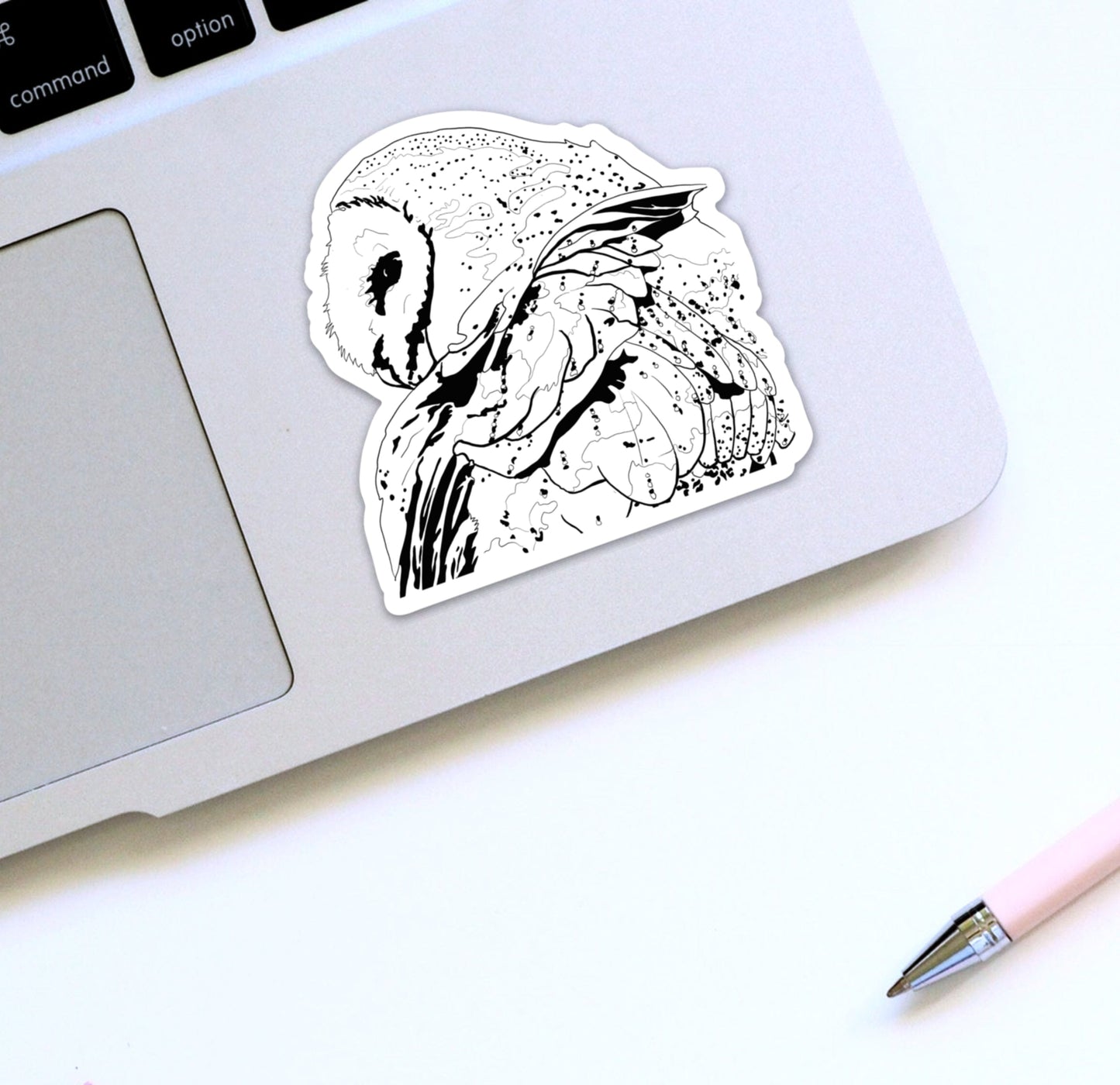 PinkPolish Design Stickers "Constellation Owl" Die Cut Vinyl Sticker