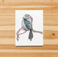 PinkPolish Design Note Cards "Cozy Bird" Handmade Notecard