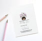 PinkPolish Design Note Cards "Daisy" Handmade Notecard