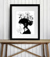 PinkPolish Design Art Prints "Farm" Ink Drawing: Art Print