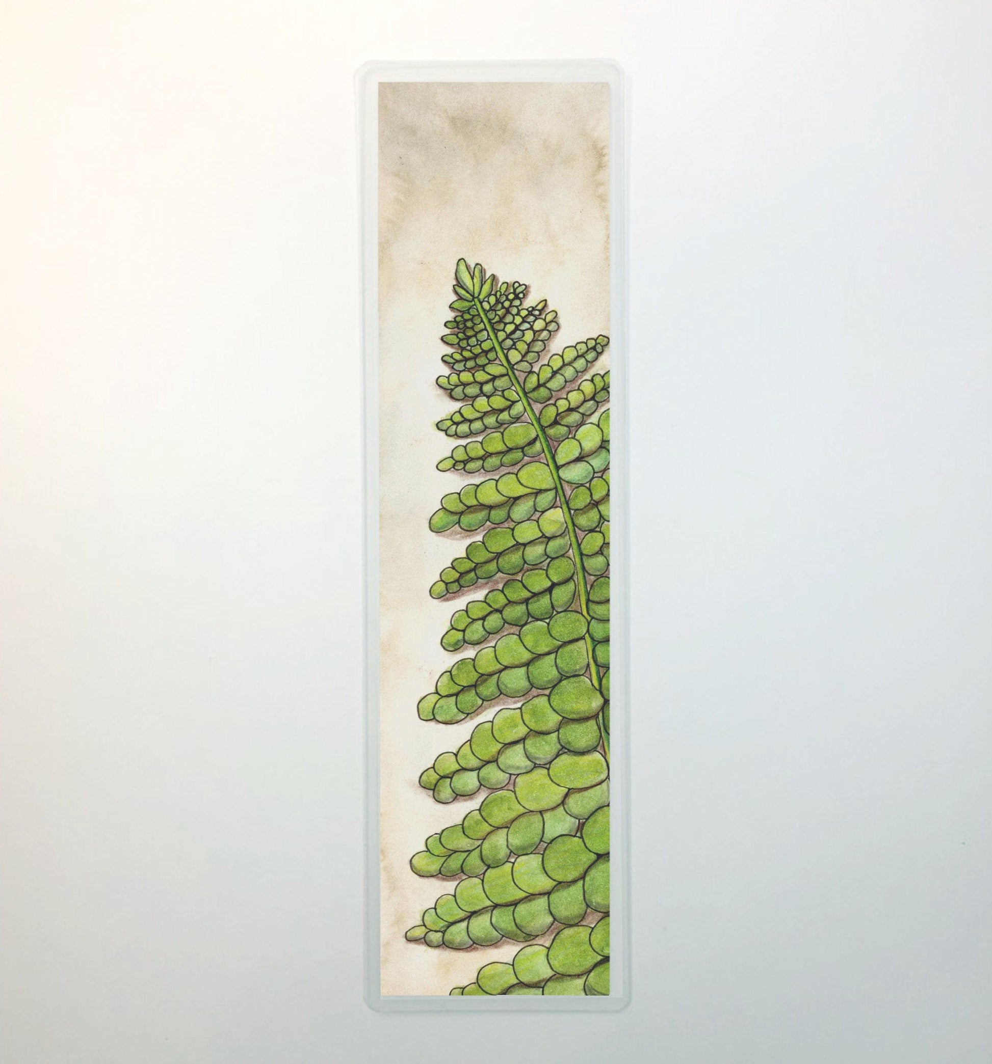PinkPolish Design Bookmarks "Fern" 2-Sided Bookmark