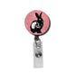 PinkPolish Design Badge Reels & Lanyards "Fertility Bunny" Retractable Badge Reel